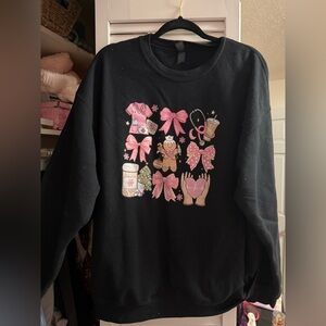 Black Nurse Sweater